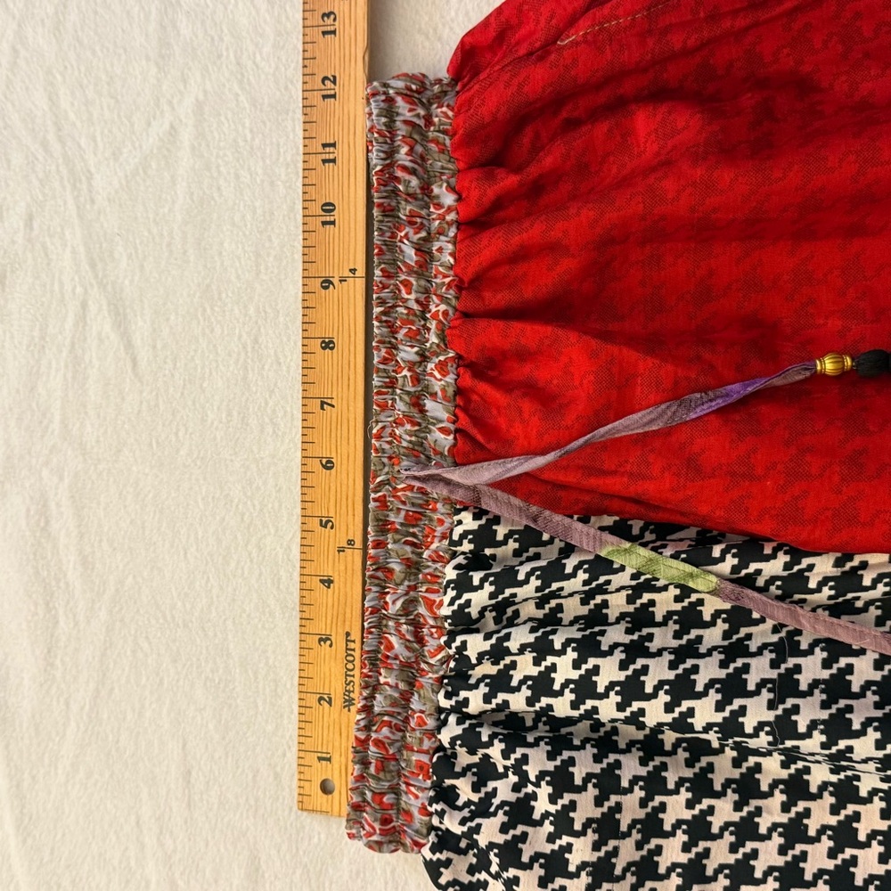 Colorful Bohemian Patchwork Pants - image 5